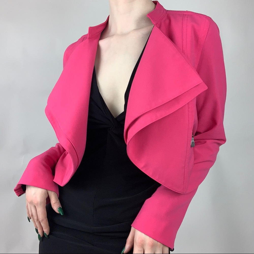 Neon pink blazer